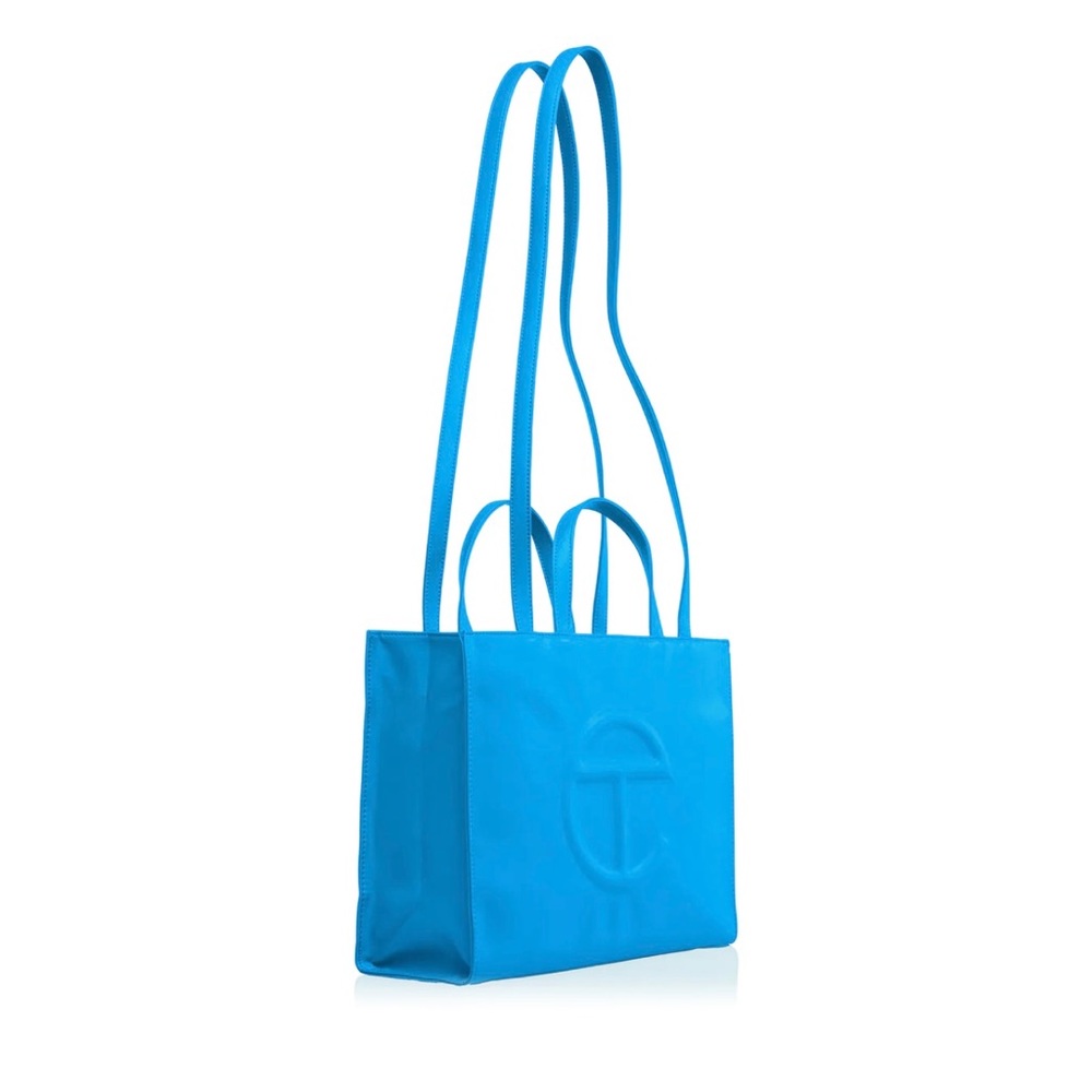Telfar Medium Cyan Shopping Bag